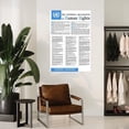 thumbnail image 4 of Universal Declaration of Human Rights Poster (6) Canvas Painting Wall Art Poster for Bedroom Living Room Decor, 4 of 4