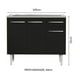 thumbnail image 2 of Gabinete Bajo de Cocina Madesa Emilly 105cm con Tarja MN, 2 of 4