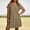 Brown, variant on Short Sleeve Summer Dresses for Women Sundresses for Women 2026 Solid Color V Neck Breathable Loose Fit Plus Size Beach Dresses for Women Basic for Travel and Holiday L-5XL