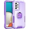 thumbnail image 1 of ELEHOLD Hybrid Rugged Case for Samsung Galaxy A53 5G,with 360° Rotating Finger Ring Holder Kickstand Function Support Magnetic Car Mount Shockproof Protective Case, Purple, 1 of 7