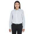 thumbnail image 2 of Devon & Jones Ladies' Crown Woven Collection™ Striped Shirt XS SILVER/ WHITE, 2 of 5