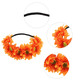 thumbnail image 3 of Corona de girasol de otoño floral Corona de pelo Tiara nupcial Diadema festiva Ormromra CPB-DE-LYY948-5, 3 of 5