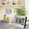 thumbnail image 2 of 1 Reloj Despertador LCD Digital Macarena repetición atenuador termómetro Sonido Ajustable con Soporte de pantalla, 2 of 8