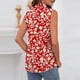 thumbnail image 5 of TaTaai Lapel Printed Top Wrinkle-Resistant Soft Women's Fashion Button Front Sleeveless Short Sleeve Loose Summer Casual Office Blouse Gift, 5 of 6