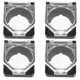 thumbnail image 5 of EeaseMX Botón de auto-reinicio de 4pcs cubierta protectora del botón de parada Protector Interruptor redondo Guard, 5 of 7