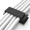 thumbnail image 1 of YQHWQ TV Computer Wire Holder Sticky Neat with Strong Self-Adhesive for Cable Management and Cable Routing Multi-Purpose Wire Clips 20 Pieces, 1 of 5