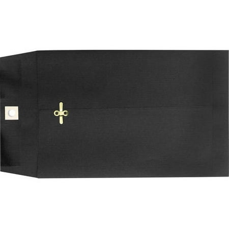 6 x 9 Clasp Envelopes - Midnight Black (500 Qty.)