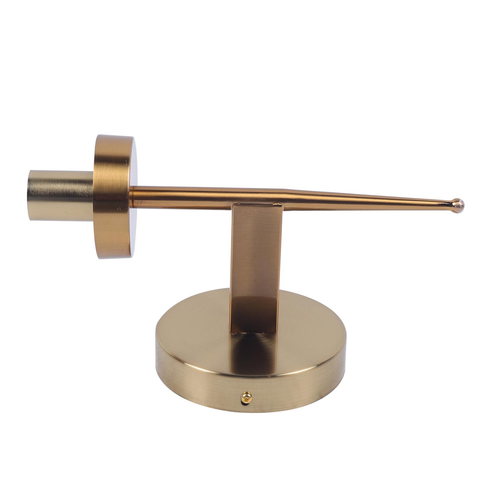 DENEST 1-Light Gold Modern Wall Sconce with Glass Shade for Bedroom Living Room