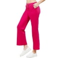 thumbnail image 3 of FashionMille Women's Casual Wide Leg Jersey Sports Active Lounge Pajama Sweat Pants, 3 of 4