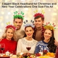 thumbnail image 5 of Women Christmas Headband Creative Hair Accessory for Delicate Christmas and New Year Party Looks Unleash Your Festive, 5 of 9
