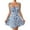 Blue, variant on Women's Fashion Floral Print Waisted Spaghetti Strap Dress for Casual Summer Wear, Slim Fit and Elegant Design, Perfect for Evening Outings and Special Occasions,Red L