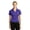 Purple, variant on Sport-Tek Women's V Neck Lightweight Wick Moisture Polo Shirt_Kelly Green_XS