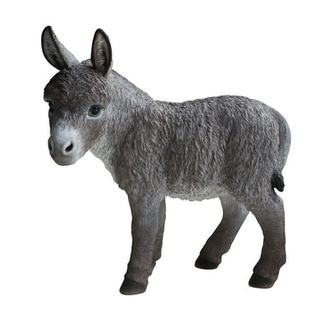 Hi-Line Gifts 20.5" Donkey Looking left Outdoor Garden Statue