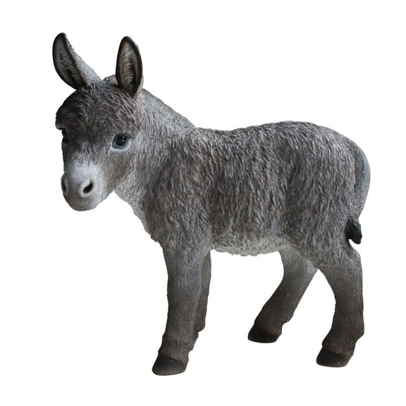 Hi-Line Gifts 20.5" Donkey Looking left Outdoor Garden Statue