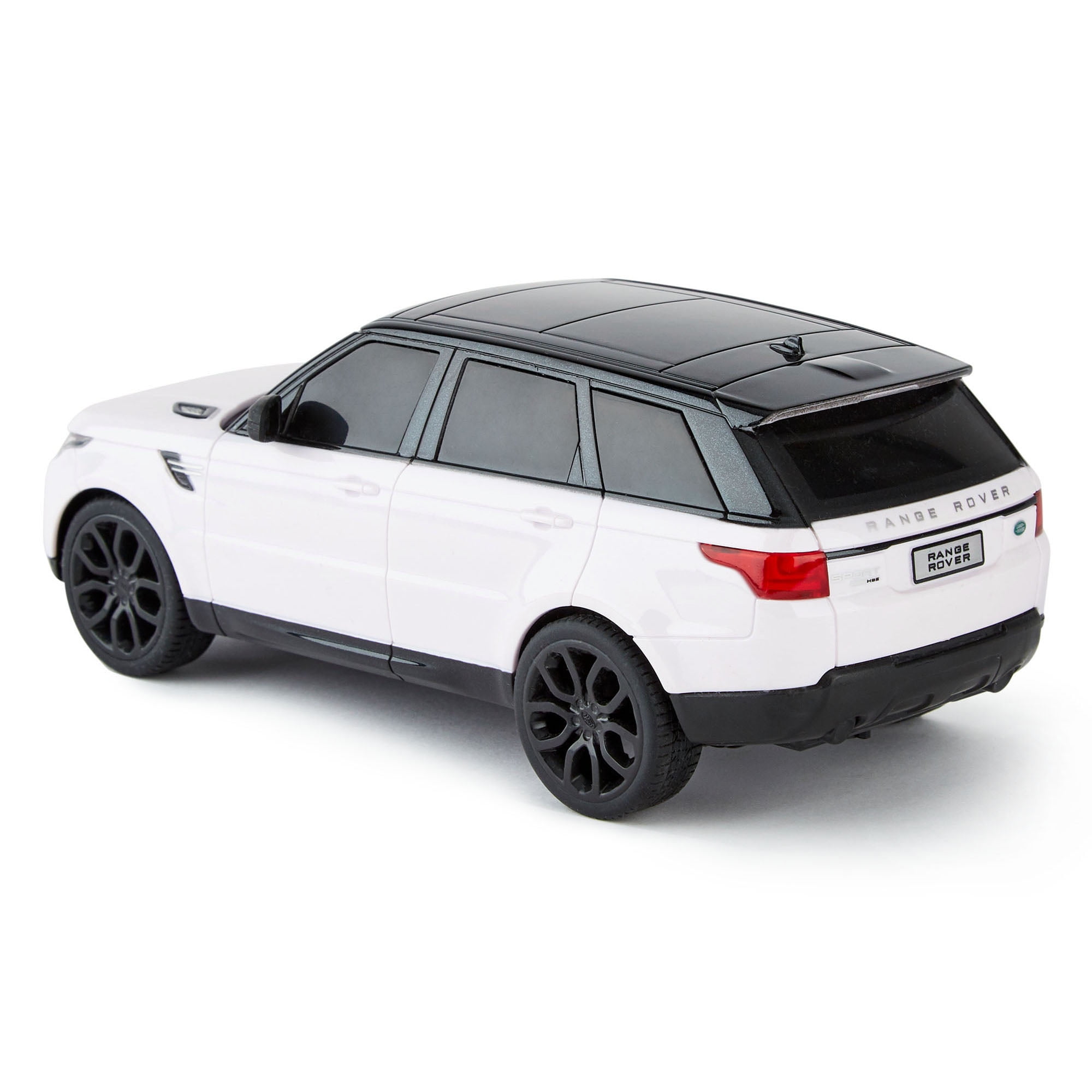 CMJ RC Cars: Range Rover - White - 1:24 Scale, Remote Control Radio SUV Vehicle, 2.4 Ghz, LED Headlights, Indoor-Outdoor Racing Toy, Licensed Model