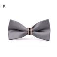 thumbnail image 3 of CSChome Men Jacquard Bow Tie Men Tie - Formal Business Decor Exquisite Satin Smooth Solid Color, 3 of 7