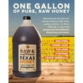 thumbnail image 5 of Desert Creek Honey - 100% Unfiltered, Pure, Raw Honey from Texas - Natural Sugar Substitute - One Gallon of Bulk Unprocessed, Unpasteurized American Honey - Harvested by Our Own Beekeepers, 5 of 7