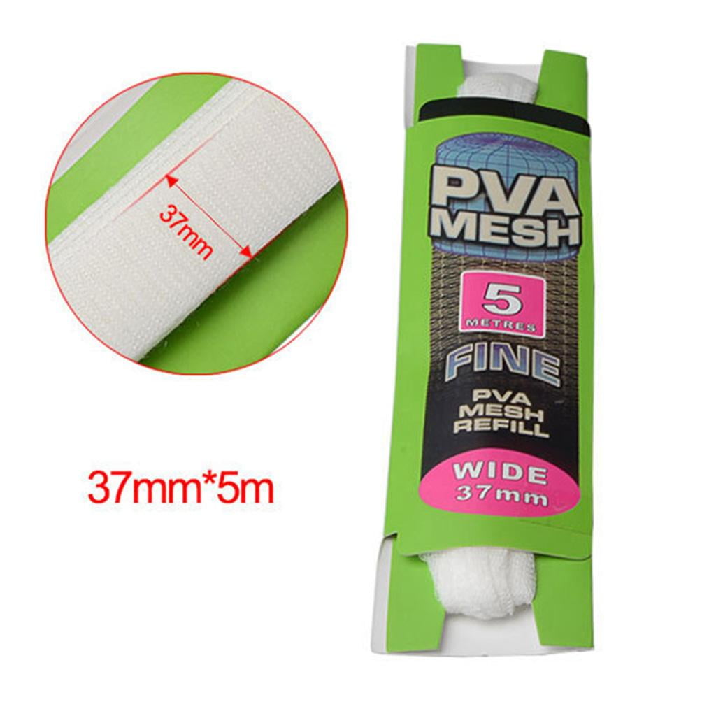 QccHieUs 5x 16.4Ft PVA Carp Fishing Mesh Refill Stocking for Rig Baits Bags Coarse Carp Fishing Equipment Tackle Set