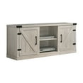 thumbnail image 2 of TV Stand with 2 Barn Cabinets & Open Shelves | 58" Wide, Cable Control, 2 of 2