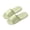 Green, variant on RoamHome Unisex Memory Foam Slippers for Couples, Soft Plush Non-Slip House Shoes with Adjustable Straps, Breathable Lightweight Indoor Outdoor Slides Home Lounge Footwear