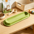 thumbnail image 4 of Extra Long Pet Feeding Bowl, Neck Friendly Angled Feeder for Multiple Cats and Dogs, Daily Food and Water Bowl for Home Kitchen Feeding Station, 4 of 5