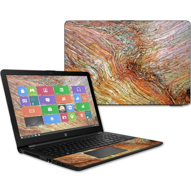 Glossy Glitter Skin for HP 15t Laptop 15.6" (2017) Wood Collection