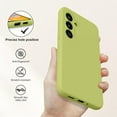 thumbnail image 3 of Slim Liquid Silicone Case for Galaxy A54, with Scratch-Resistant Microfiber Lining Anti-Slip and Shock Absorption Soft Silicone Protective Case for Samsung Galaxy A54 5G 2023 (YellowGreen), 3 of 14