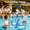 Blue, variant on Lunxisen 1 Pcs Floating Basketball Hoops Pool Swimming Water Basketball Set for Kids Outdoor Fun Summer Splash Toy Game