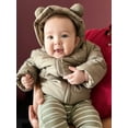 thumbnail image 3 of Rokka&Rolla Baby Boys' Fleece Lined Puffer Jacket Winter Coat for Infant Toddler, sizes 6-24 Months, 3 of 10