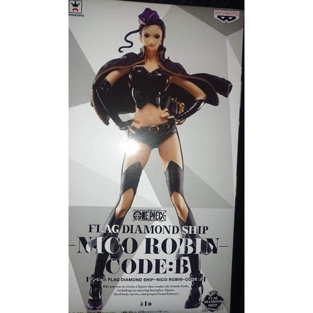 Banpresto Onepiece Flag Diamond Ship Nico Robin Code B Base Stand Included By Brand Banpresto Walmart Com