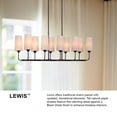 thumbnail image 4 of 45006BX Hinkley Lighting Lewis - 30W 6 LED Medium Pendant In Traditional Style-17.25 Inches Tall and 28.75 Inches Wide-Black Oxide Finish, 4 of 10