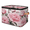 Multicolor 1, variant on ADECORIVY Pink Peony Flowers Storage Bin with Lid, Decorative Storage Boxes Cube for Shelves, Foldable Storage Baskets Closet Clothes Organizer with Handles
