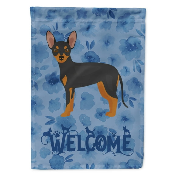 Prague Ratter Welcome Flag Canvas House Size