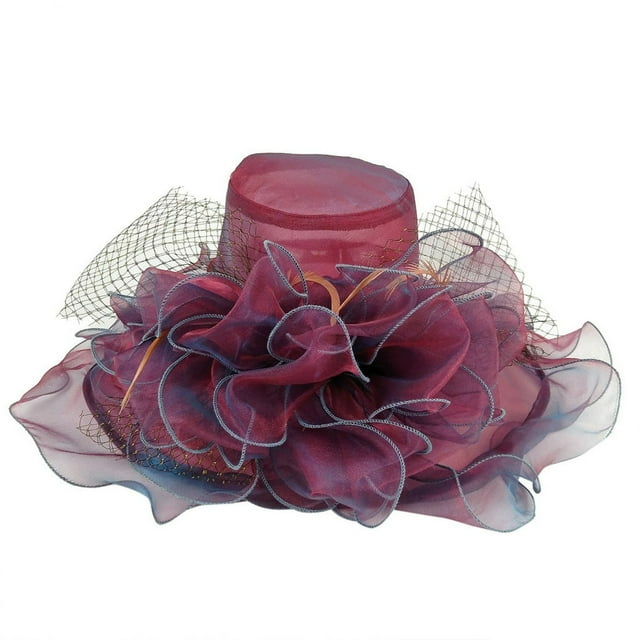 Chapeau de Mariage pour Femmes Église Derby Fascinator Kentucky Tea Party