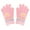 Pink, variant on 1 Pair Toddler Knitted Gloves Kid Winter Stretchy Mittens Soft Lightweight Mittens Heart Five-Finger Gloves For Autumn Boys Girls Aged 3-5