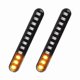 thumbnail image 1 of 2Pcs Car Motorcycle Flowing Water Tail Brake Lights 12 Led Turn Signals Strip 3528Smd License Plate, 1 of 5