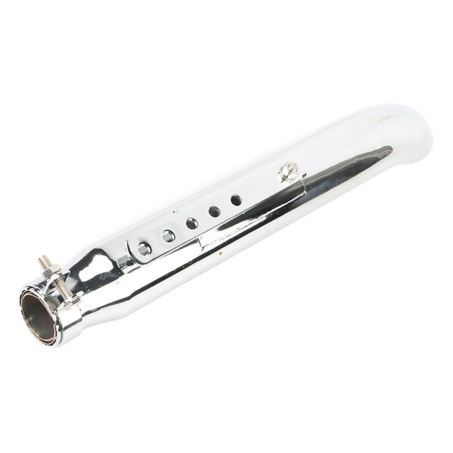 Silenciador de Escape daixiaolindai Tubo de Escape de Motocicleta Universal Color Plata Galvanizada