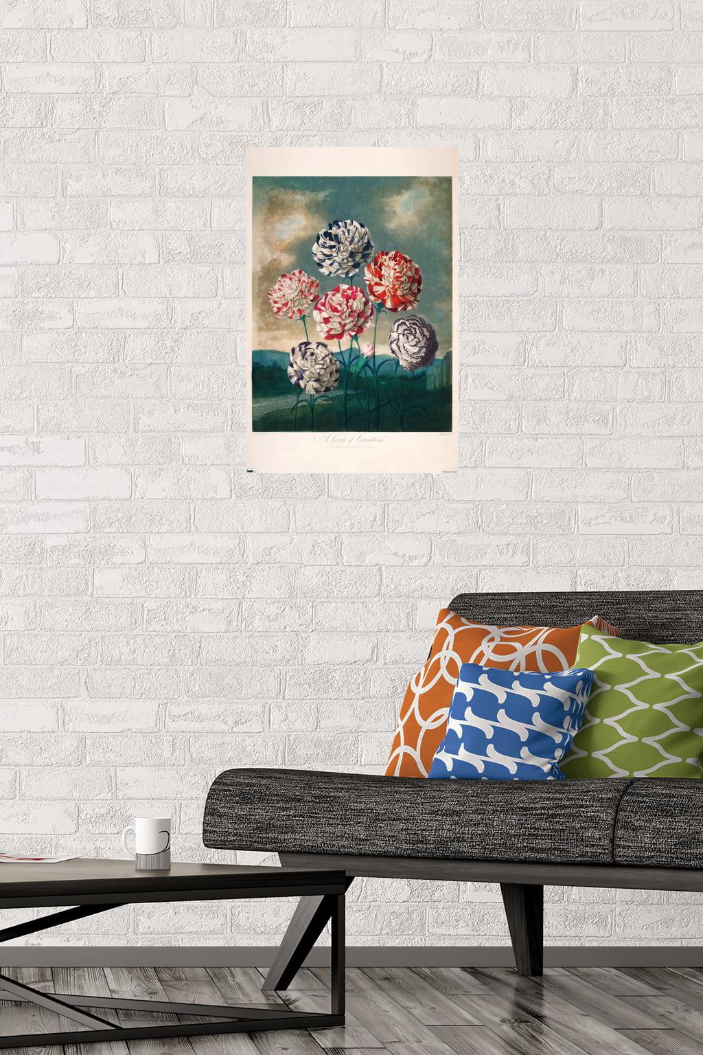 A Group Of Carnations Wall Poster, 14.725" x 22.375"