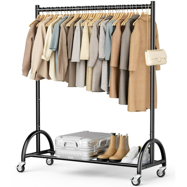 Perchero MISSLO Heavy Duty de 109 x 38 x 168 cm con ruedas