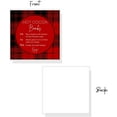 thumbnail image 3 of Crafters Cup Hot Cocoa Bomb Instruction Cards  30 Pack  2.5x2.5'' inches Square Card  Hot Cocoa Bomb Supplies  Black & Red Buffalo Plaid Design, 3 of 7
