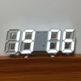 thumbnail image 4 of Glowing Night Mode Date Temperature Display Precise Digital Clock 3D LED Electronic Table Clock Wall Decor Household Supplies, 4 of 8