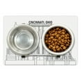 thumbnail image 1 of Cincinnati Pet Mat for Food and Water, Geometric Drawn Outline of the City Business Lifestyle Urban Scene, Non-Slip Rubber Mat for Dogs and Cats, 18" X 12", by Ambesonne, 1 of 1