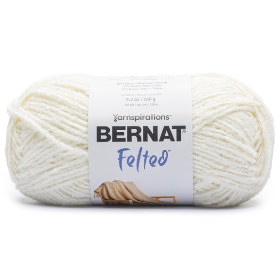 Bernat Felted Yarn-Ecru