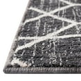 thumbnail image 6 of Unique Loom Eco Trellis Collection Area Rug - Mondo (2' x 3' Rectangle Charcoal Gray/Ivory), 6 of 7
