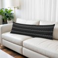 thumbnail image 2 of Black and White Geometric Long Body Pillow Covers, Modern Abstract Art Soft Breathable Throw Pillow Cases with Invisible Zipper, Decorative Pillowcase Pillows Protectors for Sofa Bed Couch 20"x60", 2 of 9