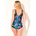 thumbnail image 2 of Swimsuits for All Women's Sarong Front One Piece Swimsuit, 2 of 6