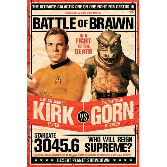 Star Trek - Kirk vs Gorn - Regular Poster