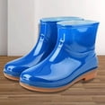 thumbnail image 2 of Mepaouo Men's Rain Garden Boots Shoes Water Wear Waterproof Non Slip Chelsea Ankle Rainboots for Women, 2 of 6