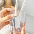 thumbnail image 2 of Makeup Brush Holder Clear Pen Holder Cup Desk Accessories Acrylic, 2 of 6