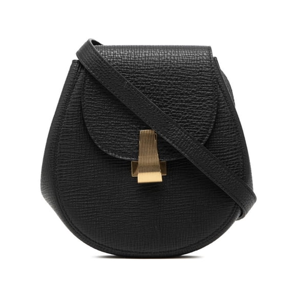 Pre-Owned Bottega Veneta Shoulder Bag Handbag Pouch Black Leather Women's BOTTEGAVENETA